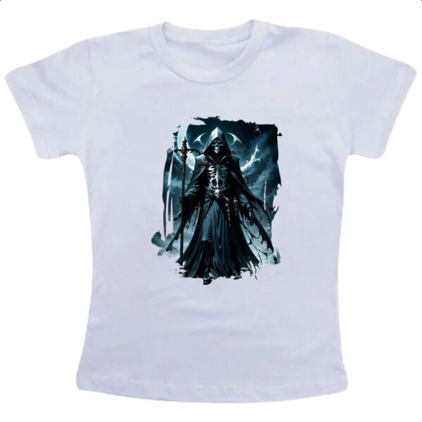 Camiseta Infanto Juvenil Grim Reaper Lua Minguante