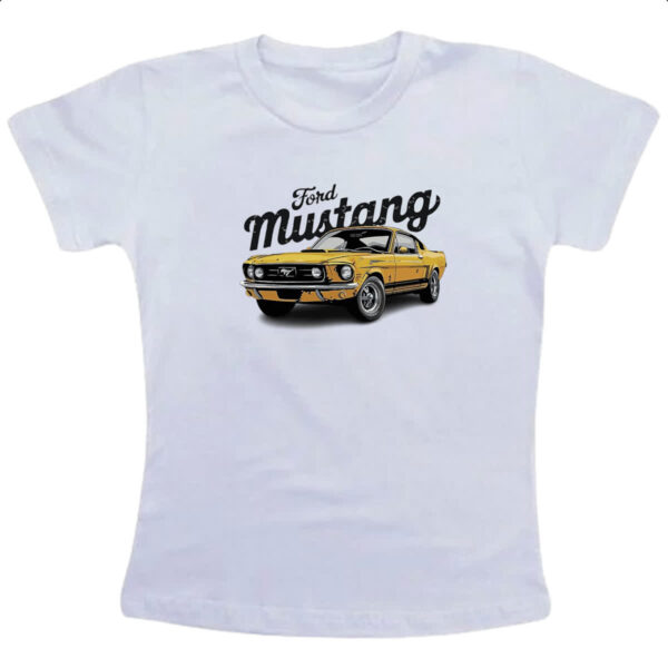 Camiseta Infanto Juvenil Ford Mustang Muscle Car