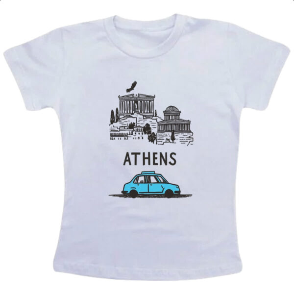 Camiseta Infanto Juvenil Athena Pintura Nanquim