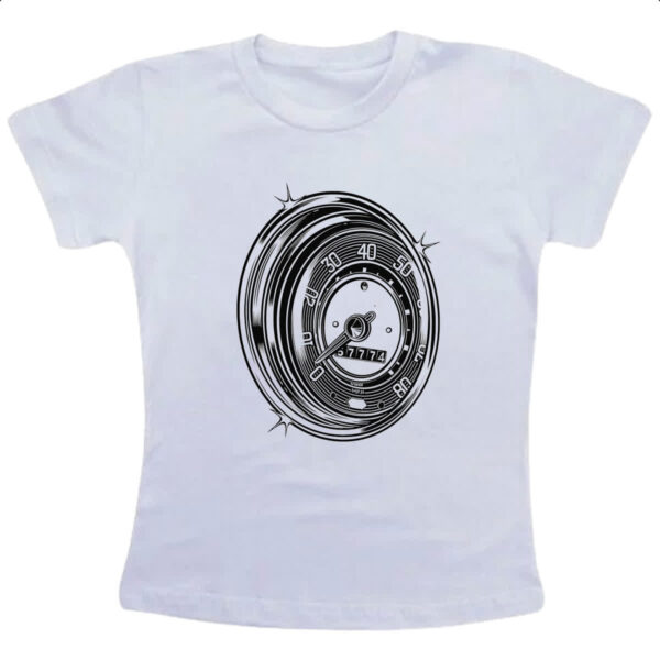 Camiseta Infanto Juvenil Velocimetro Classico VW