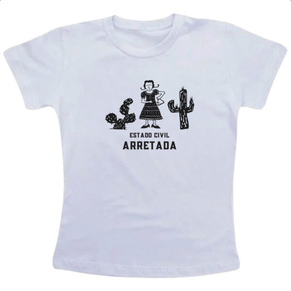 Camiseta Infanto Juvenil Estado Civil Arretada