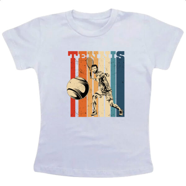 Camiseta Infanto Juvenil Tennis retro vintage