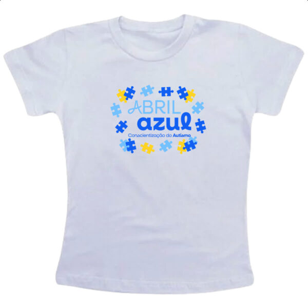 Camiseta Infanto Juvenil Autismo conscientizacao