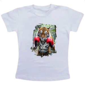 Camiseta Infanto Juvenil Tigre pugilista
