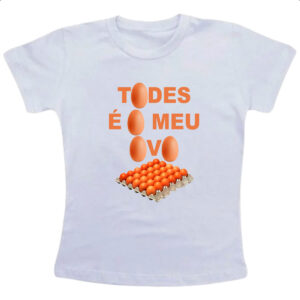 Camiseta Infanto Juvenil Todes e o meu ovo