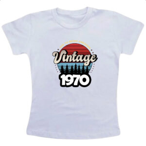 Camiseta Infanto Juvenil Vintage being awesome 1970
