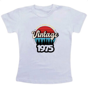 Camiseta Infanto Juvenil Vintage being awesome 1975