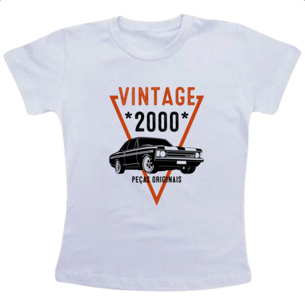 Camiseta Infanto Juvenil Vintage Pecas Originais 2000