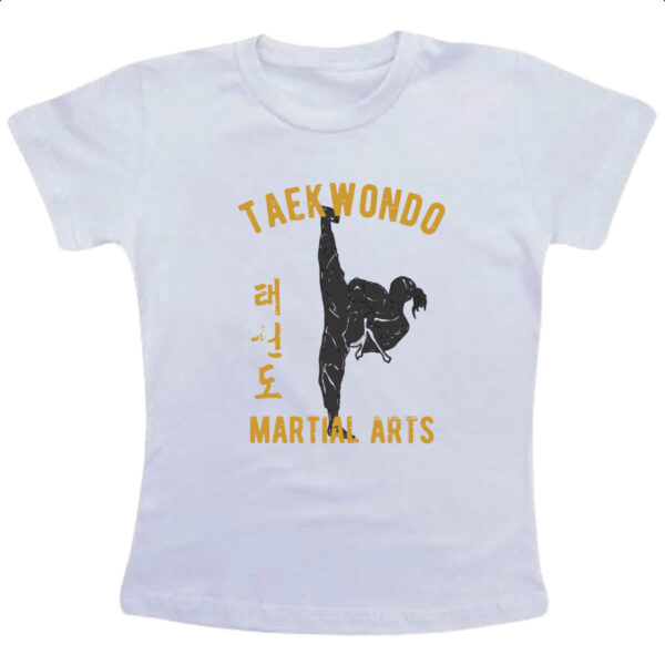 Camiseta Infanto Juvenil Taekwondo Martial Arts