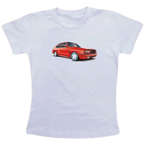 Camiseta Infanto Juvenil VW Passat Pointer Vermelho