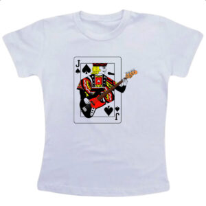 Camiseta Infanto Juvenil Valete de Espadas do Rock