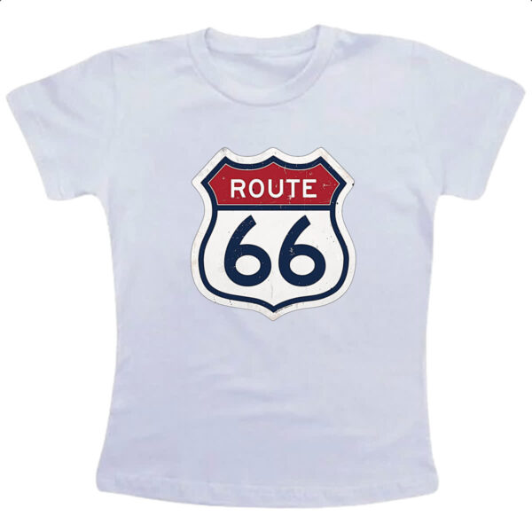Camiseta Infanto Juvenil Vintage route 66