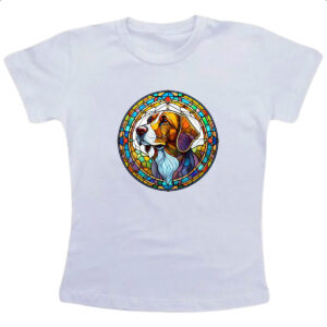 Camiseta Infanto Juvenil Vitral Cachorro
