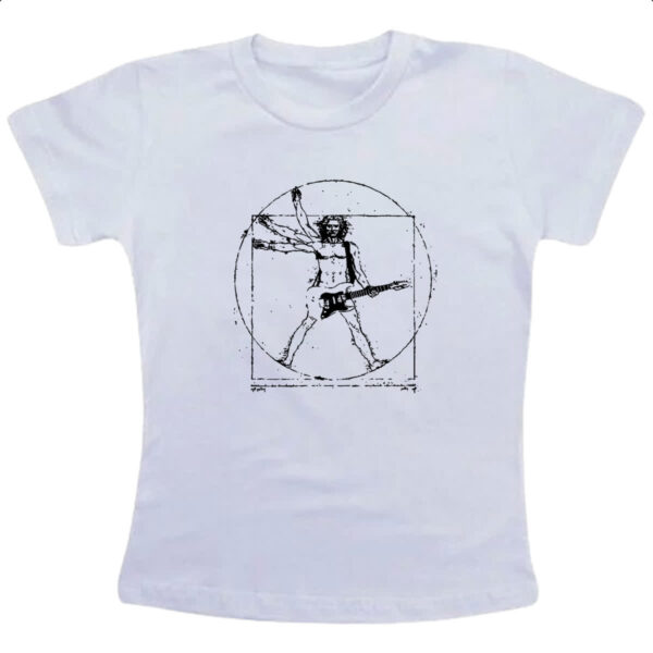 Camiseta Infanto Juvenil Vitruvian Rock Star