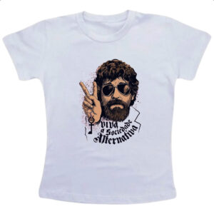 Camiseta Infanto Juvenil Viva sociedade alternativa