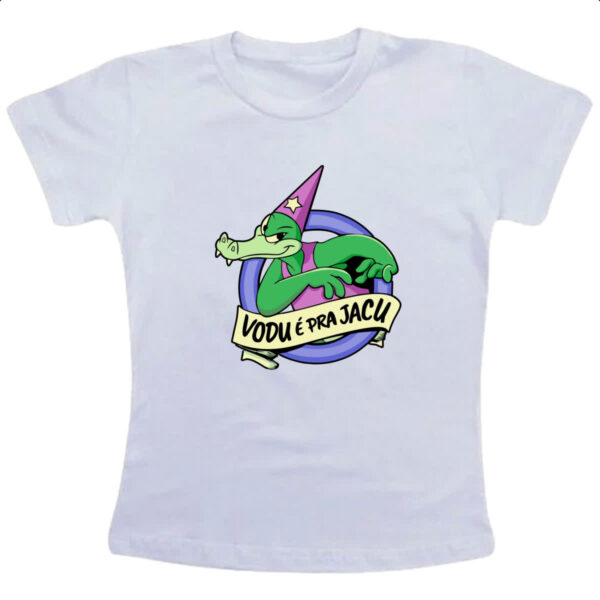 Camiseta Infanto Juvenil Vodu e pra jacu