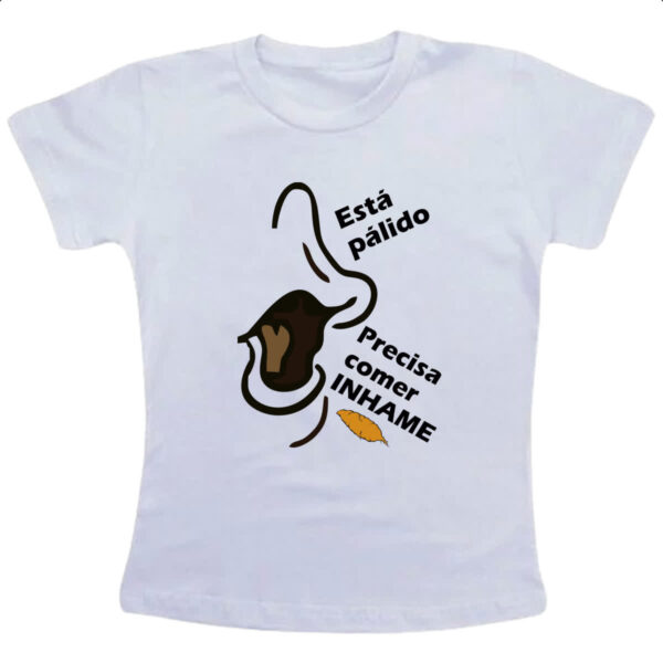 Camiseta Infanto Juvenil Vovo juju comer inhame