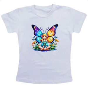 Camiseta Infanto Juvenil Borboleta elfo fofinha