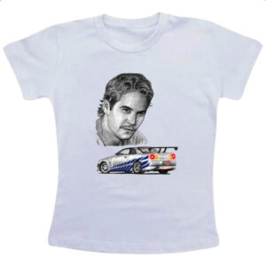 Camiseta Infanto Juvenil Brian Skyline GTR Grafite