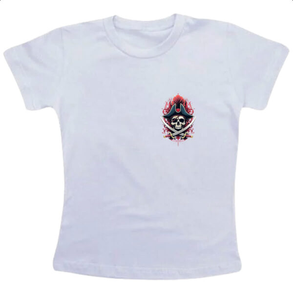 Camiseta Infanto Juvenil Brasao pirata 02