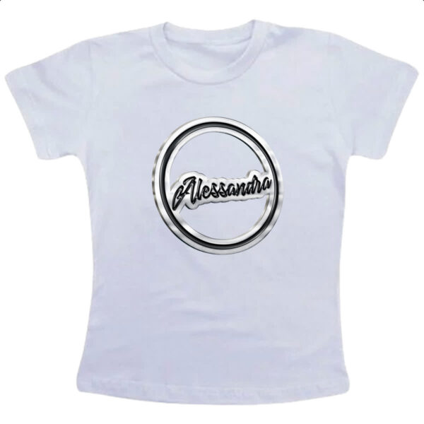 Camiseta Infanto Juvenil Alessandra Metal Logo