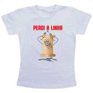 Camiseta Infanto Juvenil Carretel perdi a linha