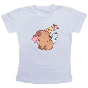 Camiseta Infanto Juvenil Capivara Fada