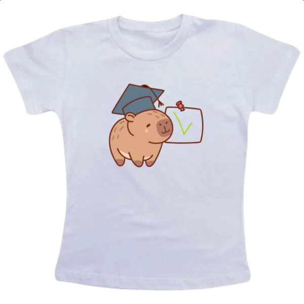 Camiseta Infanto Juvenil Capivara Formando