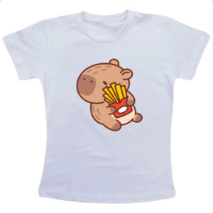 Camiseta Infanto Juvenil Capivara Fritas
