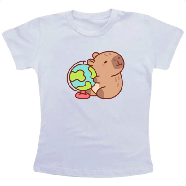 Camiseta Infanto Juvenil Capivara Globo
