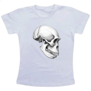 Camiseta Infanto Juvenil Cranio Chimpanze Grafite Arte