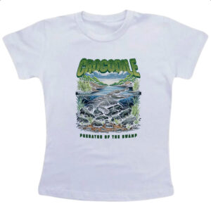 Camiseta Infanto Juvenil Crocodilo do pantano
