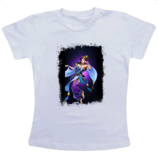 Camiseta Infanto Juvenil Empires and Puzzles heroi Diaochan