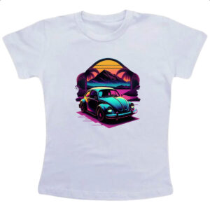 Camiseta Infanto Juvenil Fusca Sunset Art