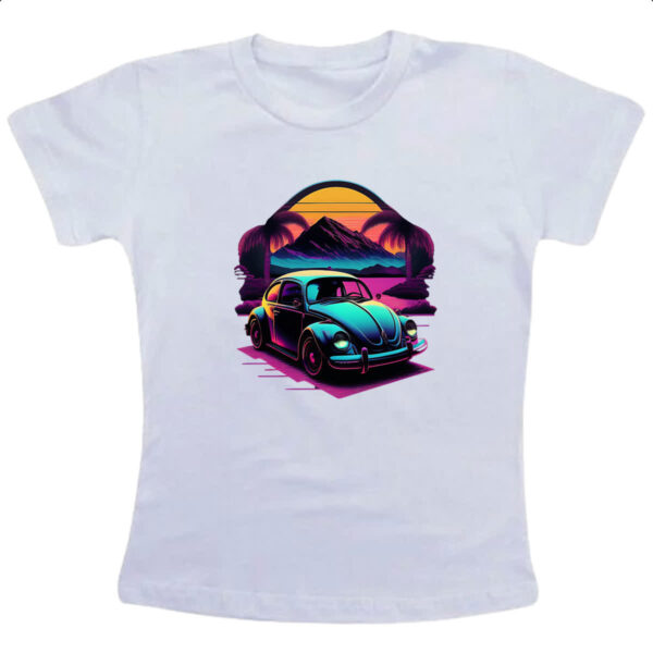 Camiseta Infanto Juvenil Fusca Sunset Art