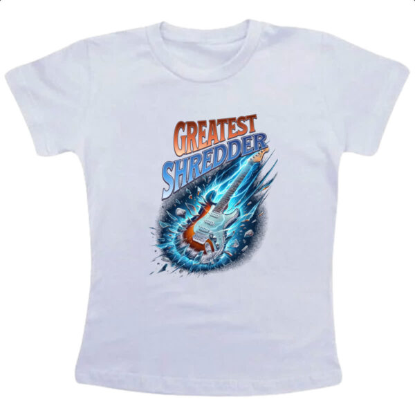 Camiseta Infanto Juvenil Guitarra Greatest Shredder