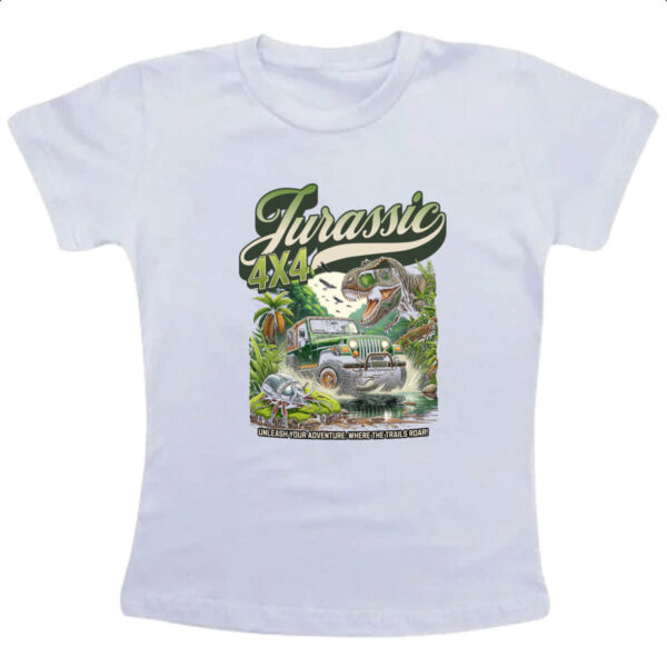 Camiseta Infanto Juvenil Jurassic 4x4