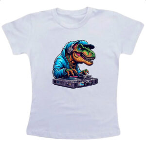 Camiseta Infanto Juvenil T-Rex DJ