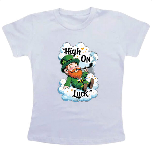 Camiseta Infanto Juvenil Leprechaun cheio de sorte