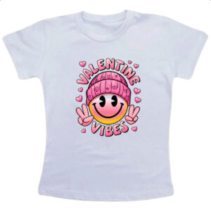 Camiseta Infanto Juvenil Valentine vibes