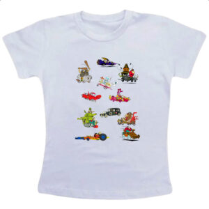 Camiseta Infanto Juvenil Nostalgia Corrida Maluca