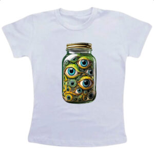 Camiseta Infanto Juvenil Olhos em conserva