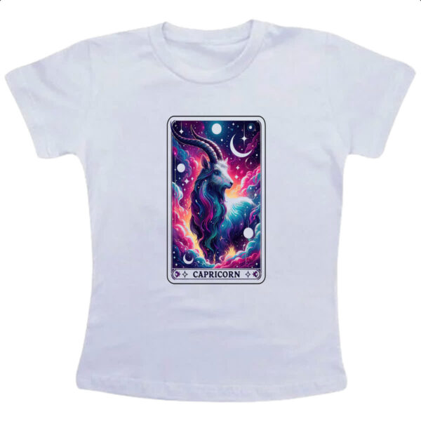 Camiseta Infanto Juvenil Signo Carta Taro Capricornio