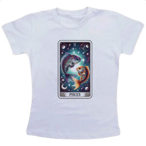 Camiseta Infanto Juvenil Signo Carta Taro Peixes