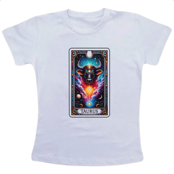 Camiseta Infanto Juvenil Signo Carta Taro Touro