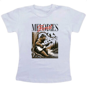 Camiseta Infanto Juvenil Urso Melodia da Floresta
