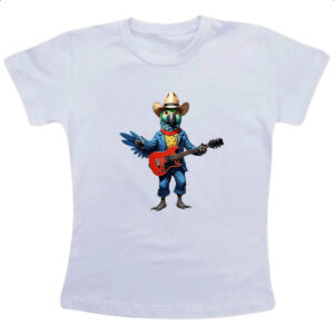 Camiseta Infanto Juvenil Papaguaio guitarrista