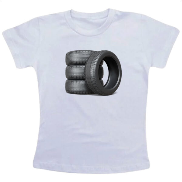 Camiseta Infanto Juvenil Pneus radiais