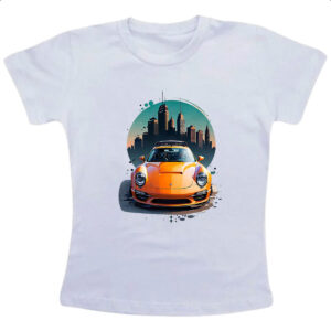 Camiseta Infanto Juvenil Porche sunset city