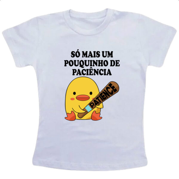 Camiseta Infanto Juvenil Psicopato paciencia